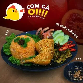 Hình ảnh Cơm Gà Chiên Mắm Tỏi - Má Đùi