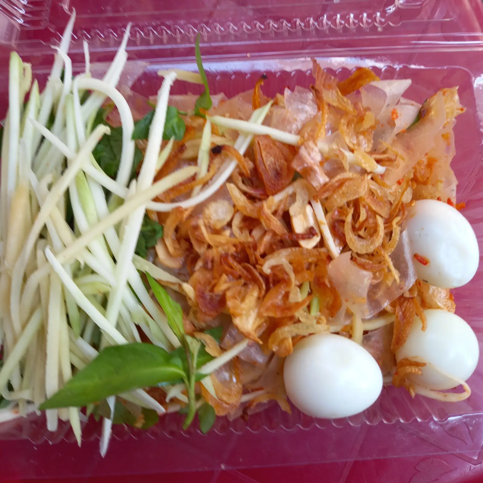Hình ảnh Bánh Tráng Trộn Đầy Đủ