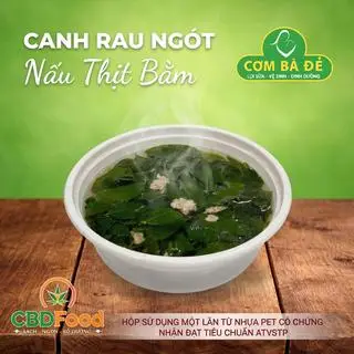 Hình ảnh Canh rau ngót thịt bằm - hộp