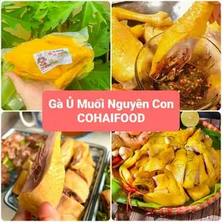 Hình ảnh Gà Ủ Muối Nguyên Con Có Đầu Chân