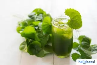 Hình ảnh nước rau má nguyên chất
