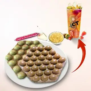 Hình ảnh 1 Matcha Thập Cẩm & 1 Socola Thập Cẩm & Kèm 1 Oolong Trái Cây Nhiệt Đới  L