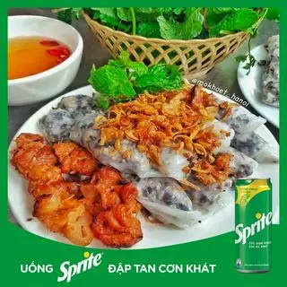 Hình ảnh COMBO Bánh Cuốn Nóng Chả Nướng Tươi + Sprite