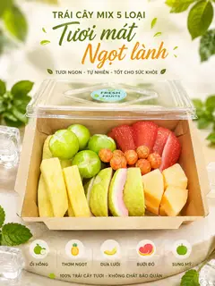 Hình ảnh Trái Cây Mix 5 loại 1kg