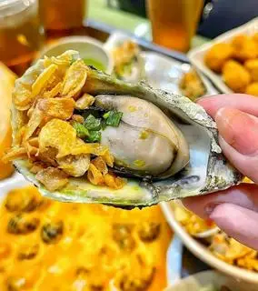 Hình ảnh Hàu nướng mỡ hành ( 5 con )