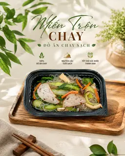Hình ảnh Miến trộn chay