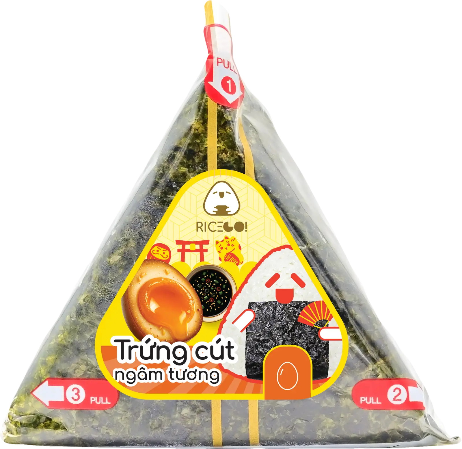 Hình ảnh Cơm Nắm Trứng Cút Ngâm Tương