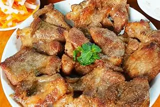 Hình ảnh thịt nạc dăm &đùi áp chảo