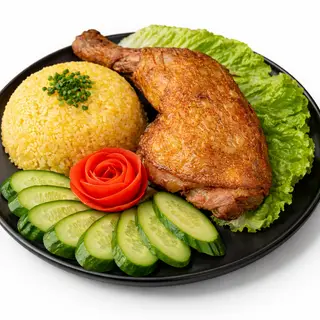 Hình ảnh Cơm Chiên Đùi Gà Gốc Tư Xối Mỡ ( truyền thống )