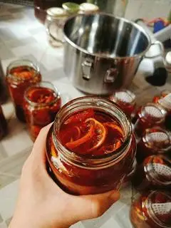 Hình ảnh Chanh đào ngâm mật ong hũ 1000ml