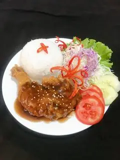 Hình ảnh Cơm gà không xương Teriyaki 