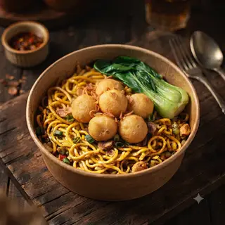 Hình ảnh Mì Trộn Cá Viên