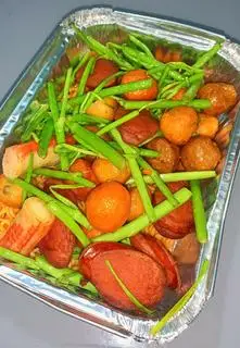 Hình ảnh Combo cá viên chiên lớn - tặng 1 chai CoCa 