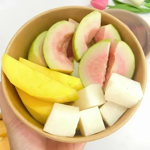 Hình ảnh Mix Ổi - Xoài - Mận - Sắn cắt sẵn 500g