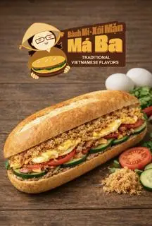 Hình ảnh Bánh mì trứng - chà bông - pate