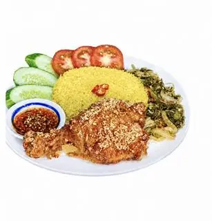 Hình ảnh Cơm Gà Sốt Mắm Tỏi (size nhỏ)