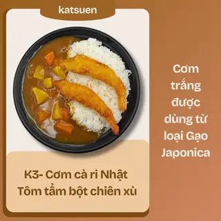 Hình ảnh K3- Cơm cà ri TÔM tẩm bột chiên xù