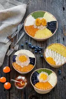 Hình ảnh 1 bánh bông Lan trứng muối  kem dẻo 5 vị