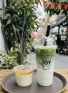 Hình ảnh Matcha Latte Size L + Bánh Panna Cotta size đại