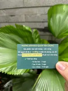 Hình ảnh Lưu ý bảo quản yến chưng thủ công