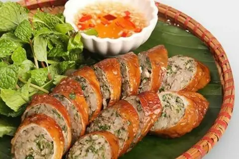 Hình ảnh ComBo 2 Dồi Sụn Hà Thành Chiên Giòn + Trà Tắc