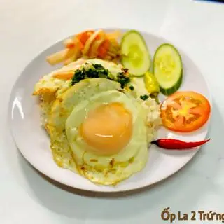 Hình ảnh Cơm tấm 2 trứng ốp la