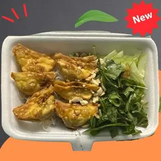 Hình ảnh Bún trộn hoành thánh