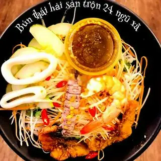 Hình ảnh Bún thái hải sản trộn đặc biệt