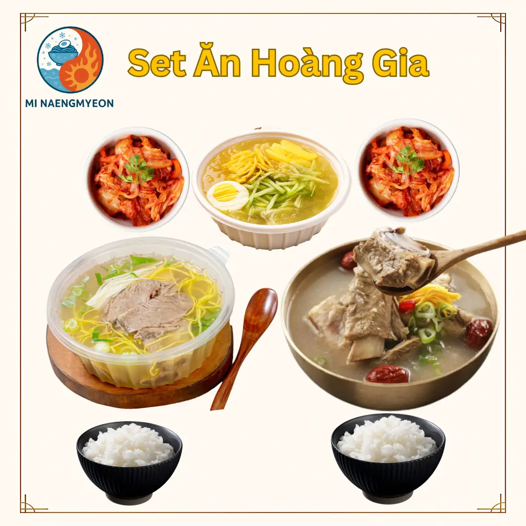 Hình ảnh 3️⃣ Combo cho 2 Người: Canh Sườn + Canh Thịt Bò + Mì Lạnh size vừa