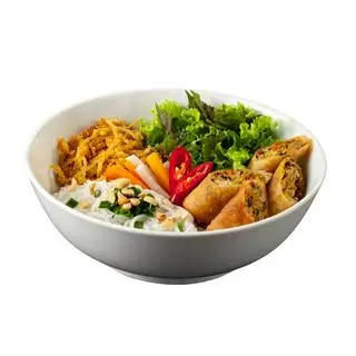 Hình ảnh Bún Chả Giò -	Rice noodle with fried spring rolls