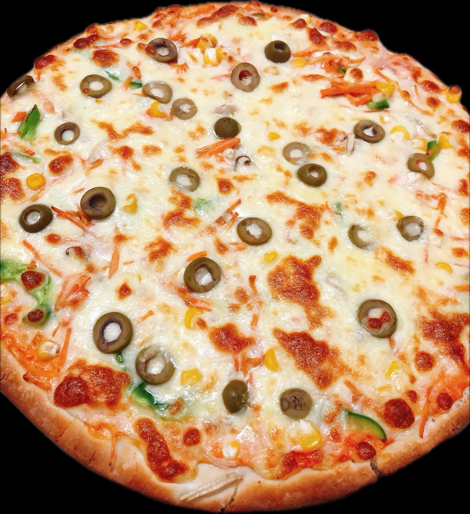 Hình ảnh Pizza rau củ (30cm) Tặng Pepsi
