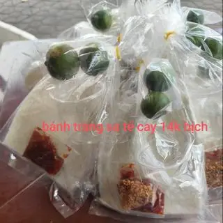 Hình ảnh bánh tráng sa tế cay 1bich 