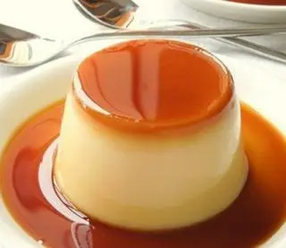 Hình ảnh bánh flan 1 cái thêm cf và sữa 