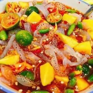 Hình ảnh Sứa Sốt Mắm Nhĩ Cà Pháo 