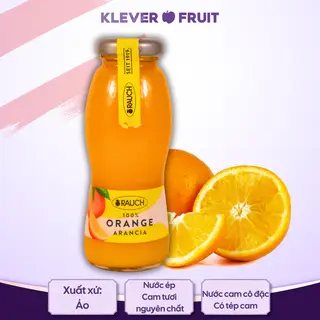Hình ảnh Nước ép cam nguyên chất Rauch 200ml  Klever Fruit