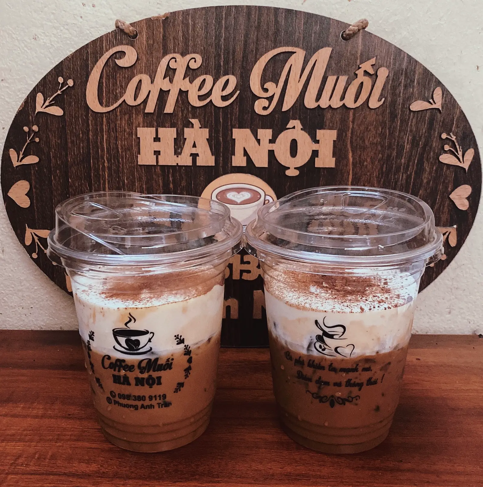 Hình ảnh Cafe Kem Muối Hồng Cốc Size M