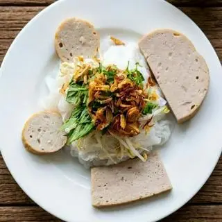 Hình ảnh Bánh ướt chả lụa - chả chiên - chả quế