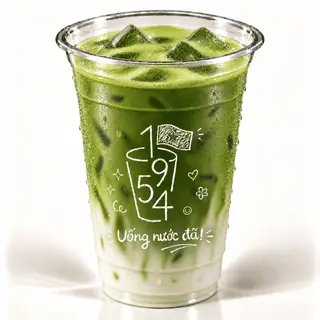 Hình ảnh Matcha Cold Whisk Sữa Tươi - Bọt Mịn Chuẩn Vị