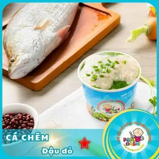 Hình ảnh Cháo cá chẽm đậu đỏ