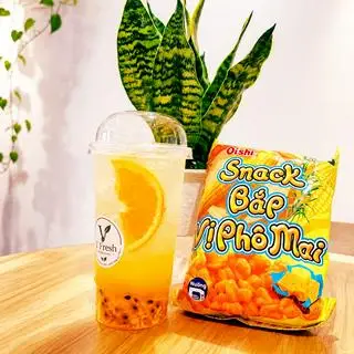 Hình ảnh Set Soda Chanh Dây+ Snack 