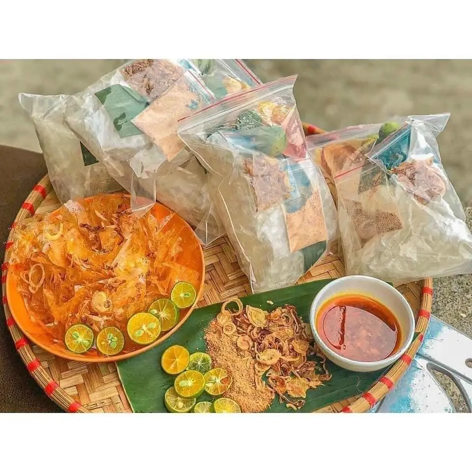 Hình ảnh Bánh Tráng Phơi Sương Muối Nhuyễn 