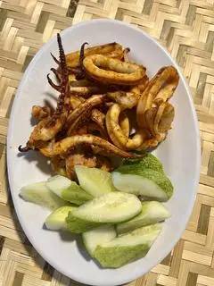 Hình ảnh Mực ống nướng sate