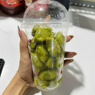 Hình ảnh Cà na đập dập muối ớt 250g