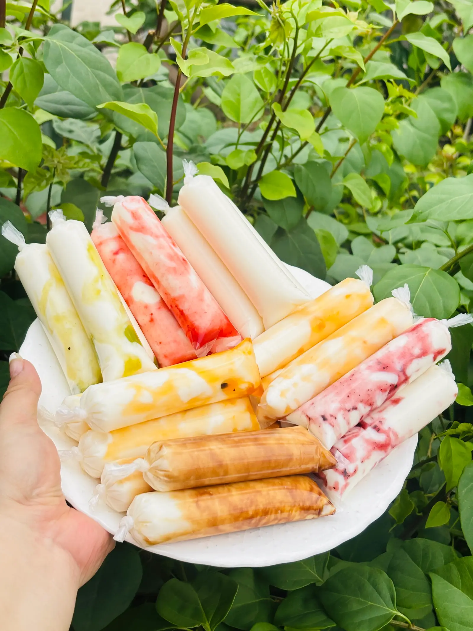 Hình ảnh CÓ DĂM ĐÁ - Combo 5 túi sữa chua ít ngọt - ăn vặt tuổi thơ