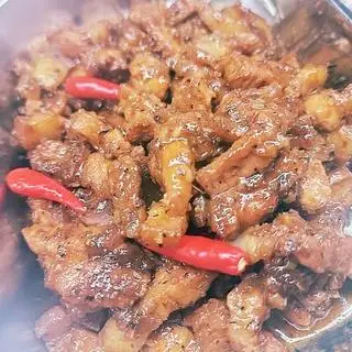 Hình ảnh Cơm Ba rọi mắm ruốc kho quẹt
