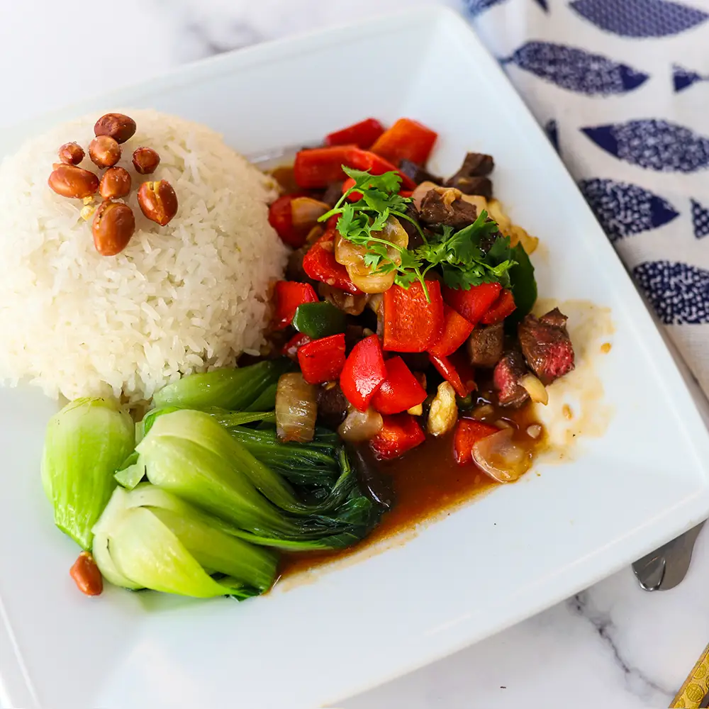 Hình ảnh Cơm Bò Sốt Tiêu Đen