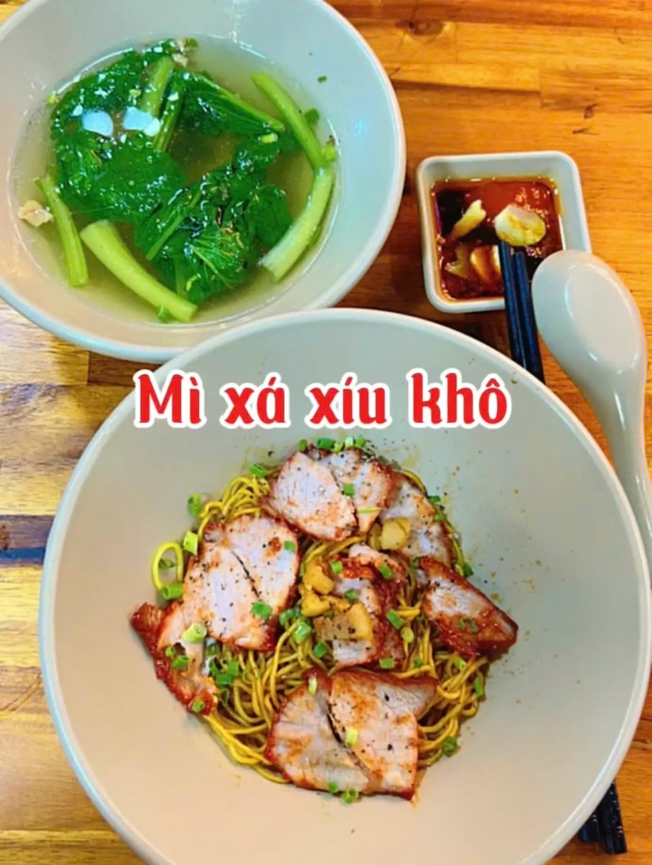 Hình ảnh MÌ XÁ XÍU KHÔ SỐT DẦU HÀU