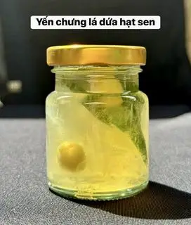 Hình ảnh YẾN CHƯNG LÁ DỨA HẠT SEN