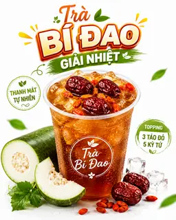 Hình ảnh Hồng Trà Bí Đao (Nên Thử)