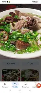 Hình ảnh bún nhiều lòng lợn 